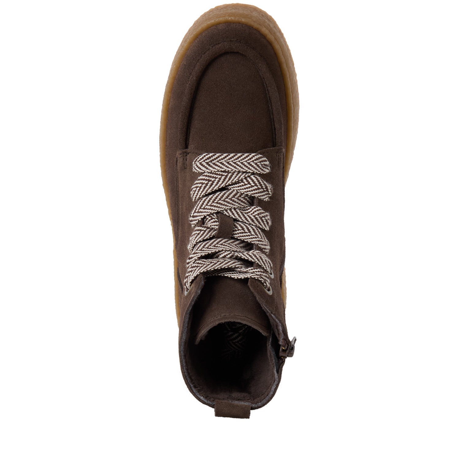 Lace Boot aus Veloursleder