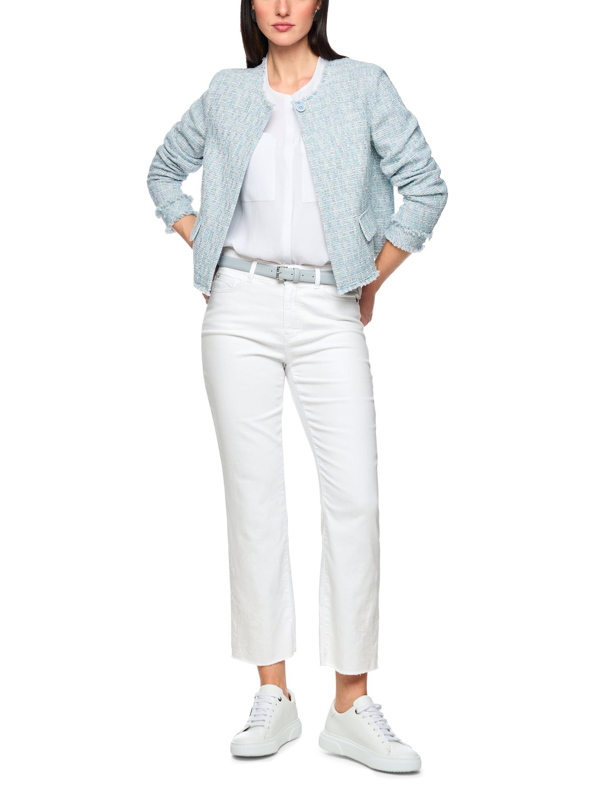 MarcCain Collections Flared Leg White