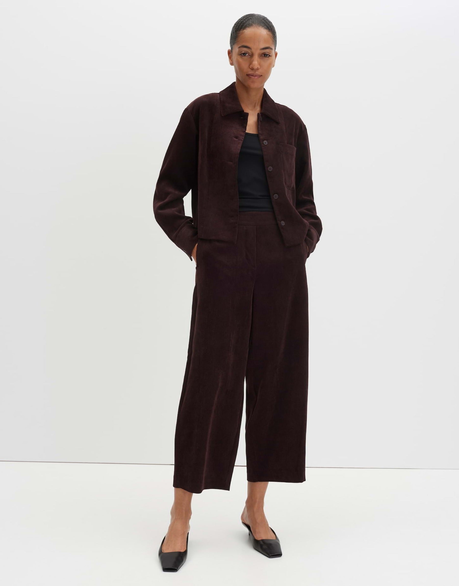 Cordhose CISILIA CURVED CORDUROY