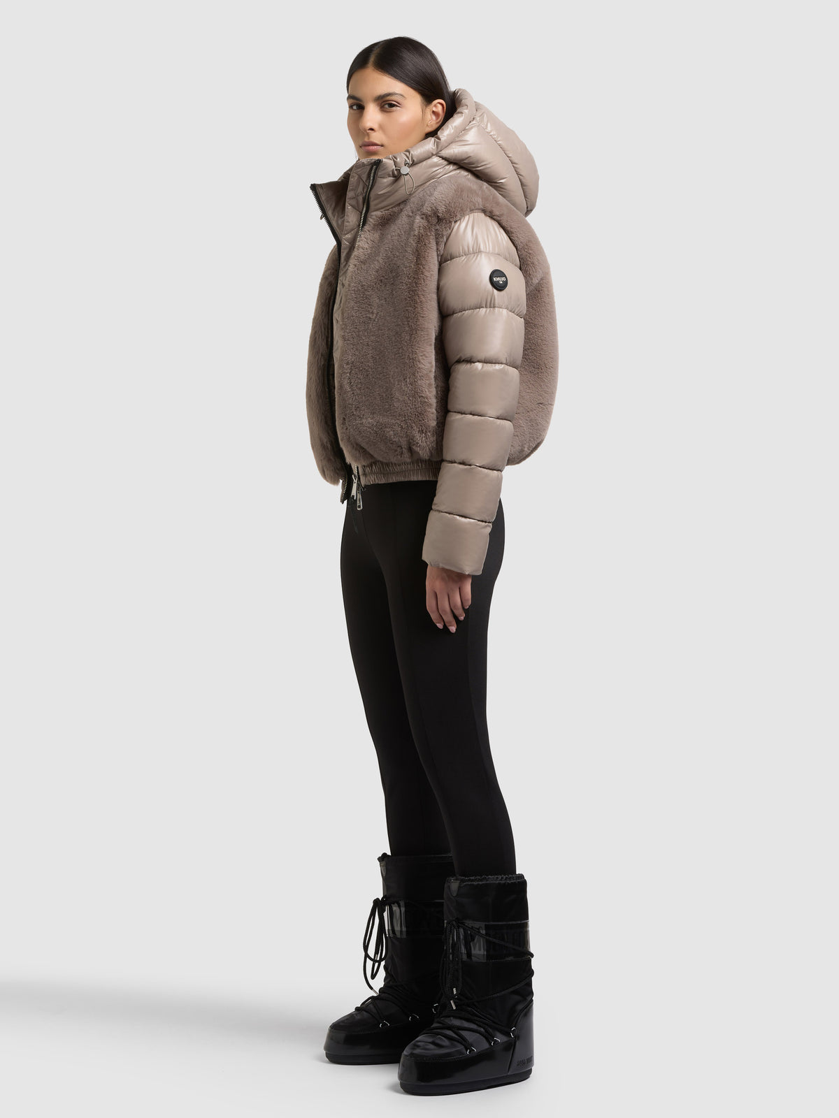 Steppjacke ONIKA mit Fellimitat