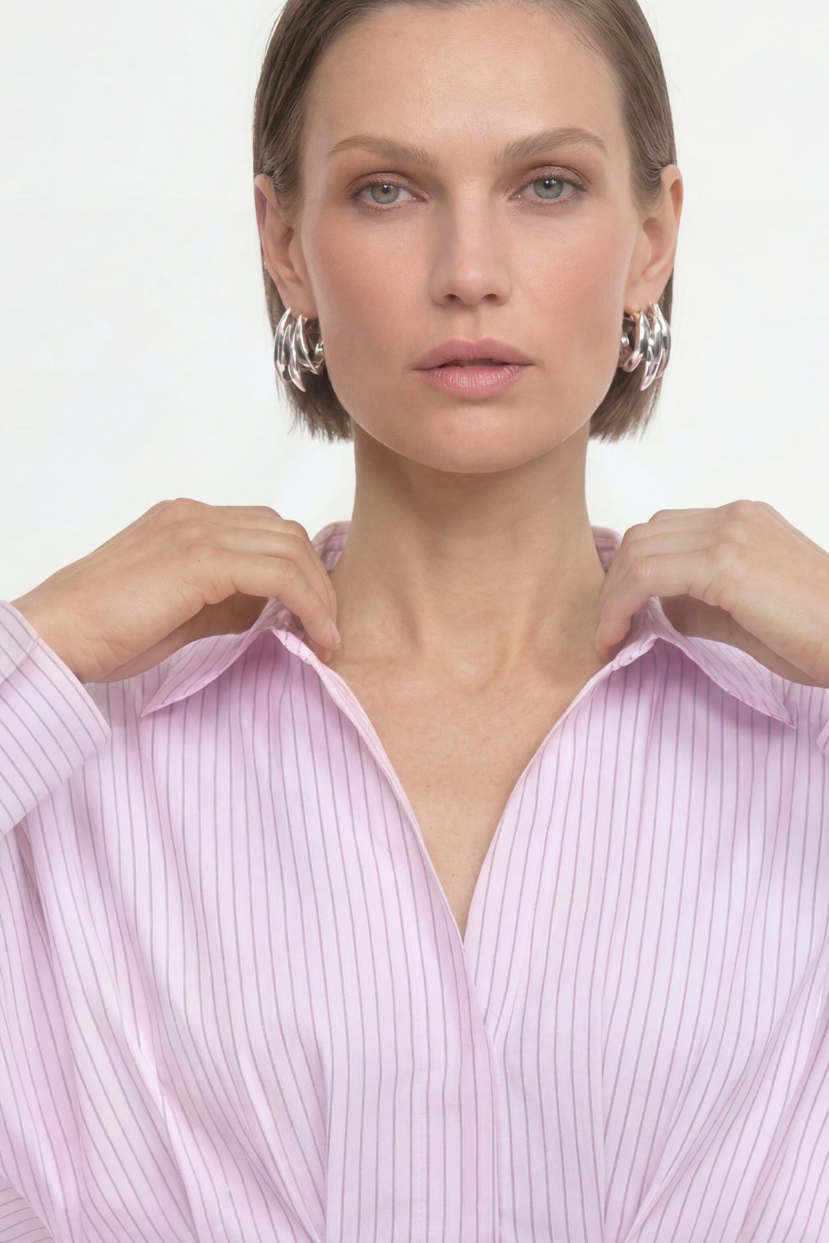 Bluse mit Streifen