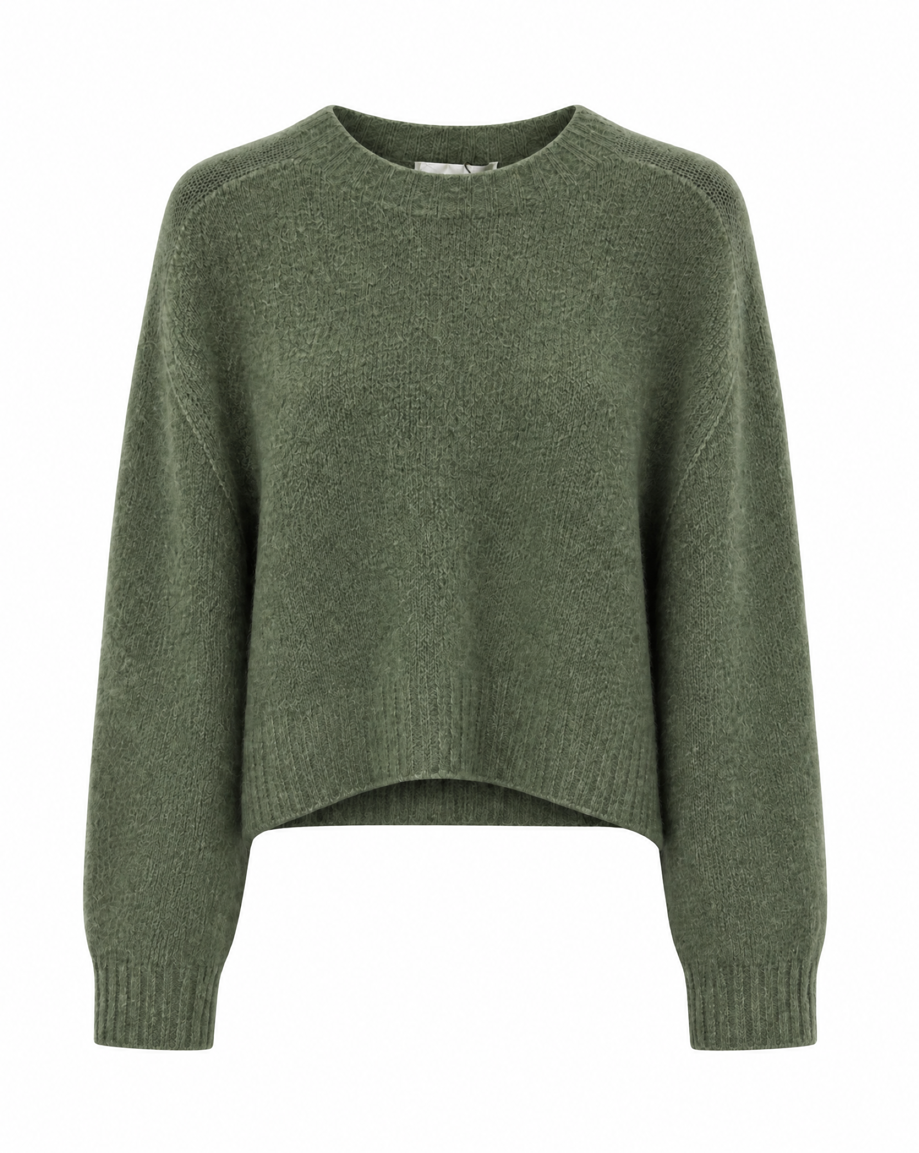 Strickpullover mit Rundhalsausschnitt