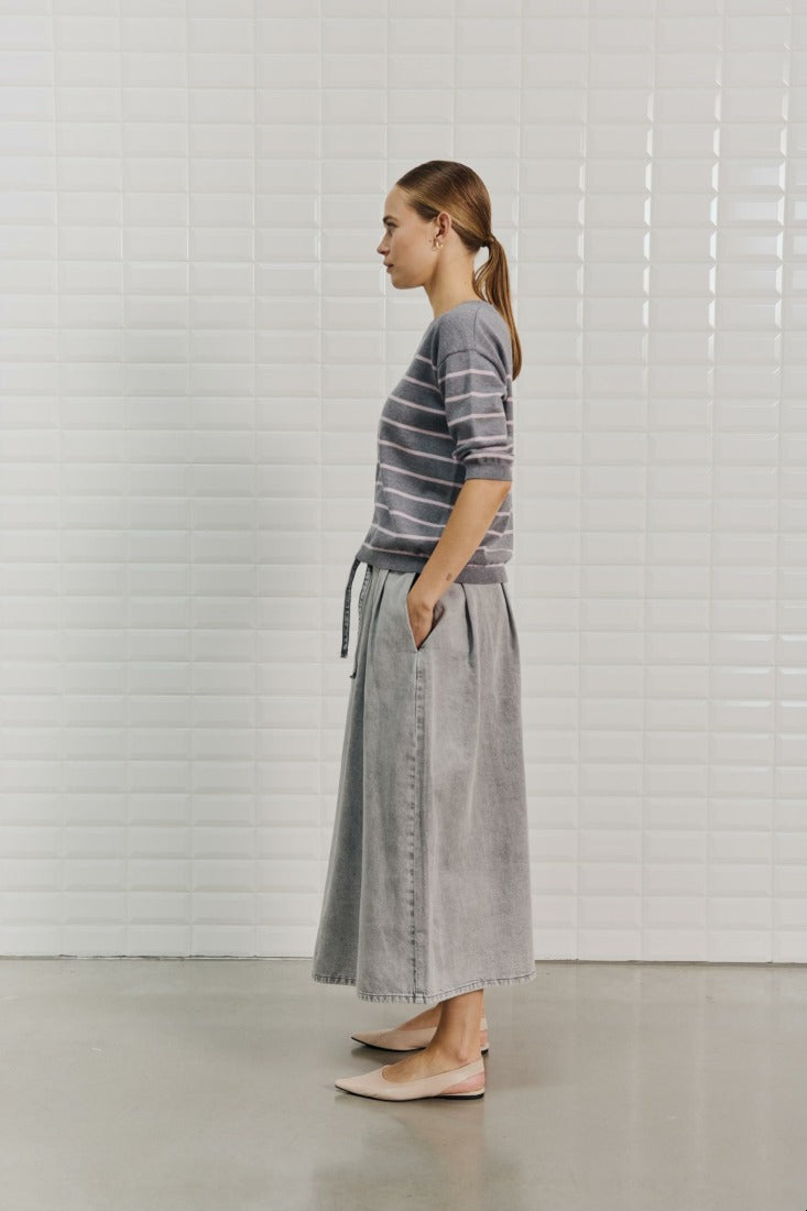 WithBlack Strickpullover Grey _ Lav