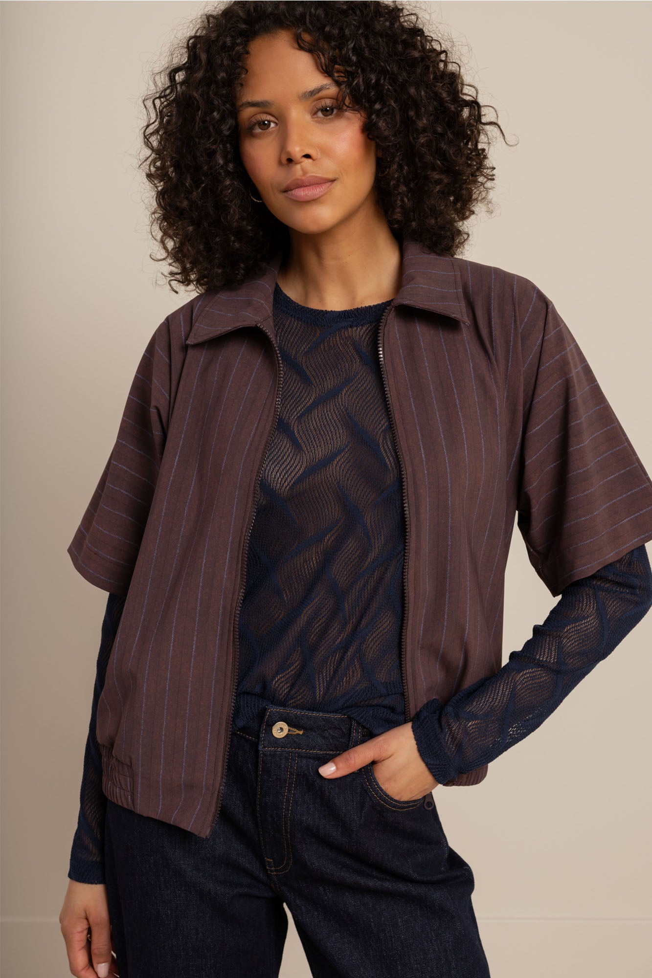 STUDIO ANNELOES Longsleeve Dark Blue