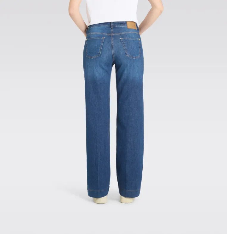 MAC Wide Leg Fashion Blue Washed