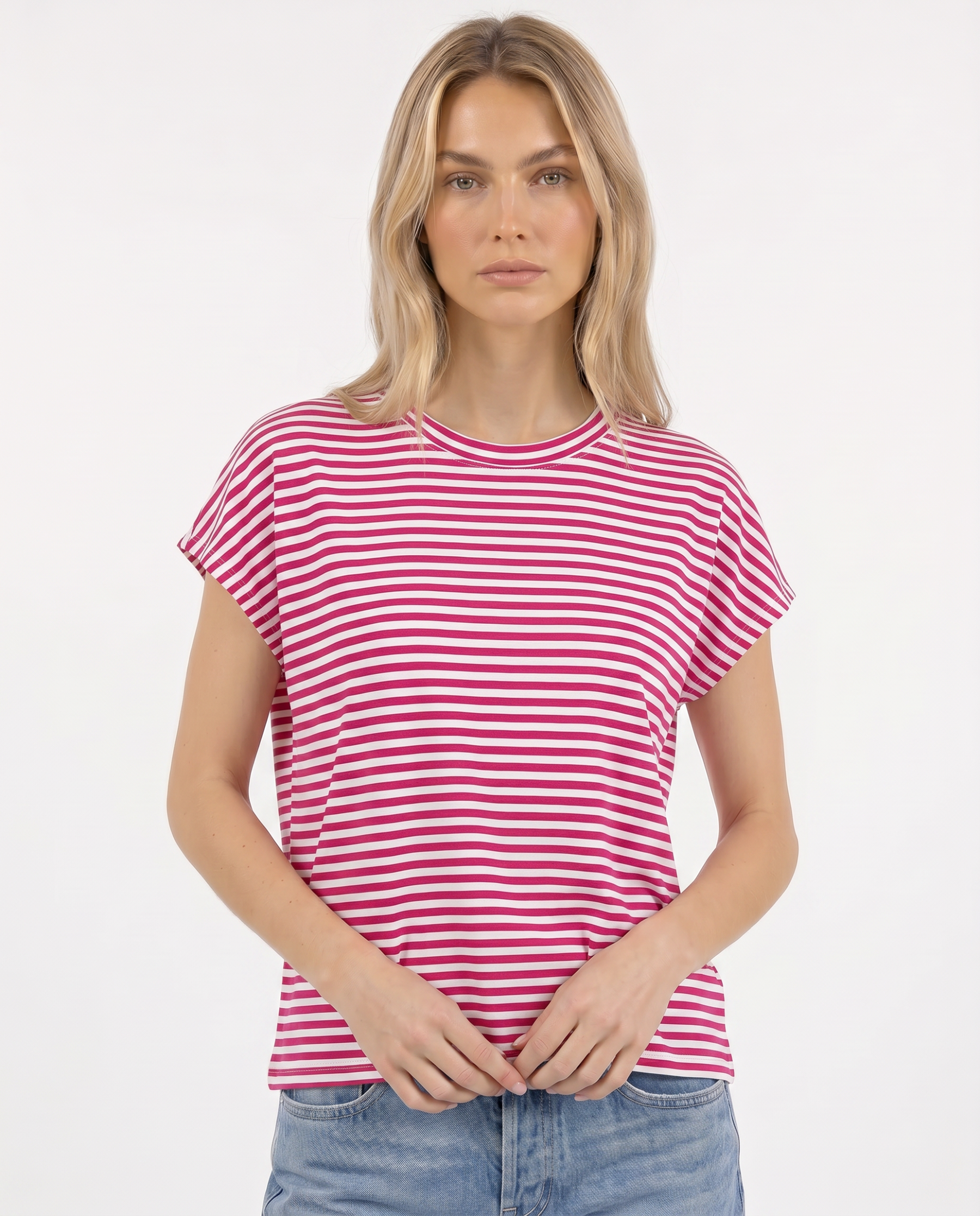 T-Shirt mit Streifen