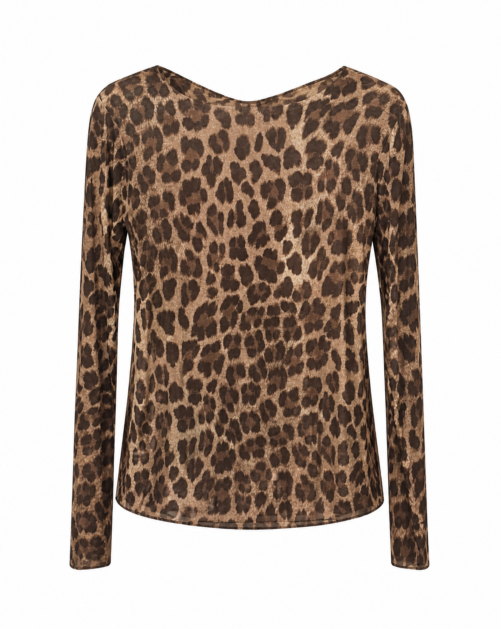 Longsleeve mit Leo-Muster