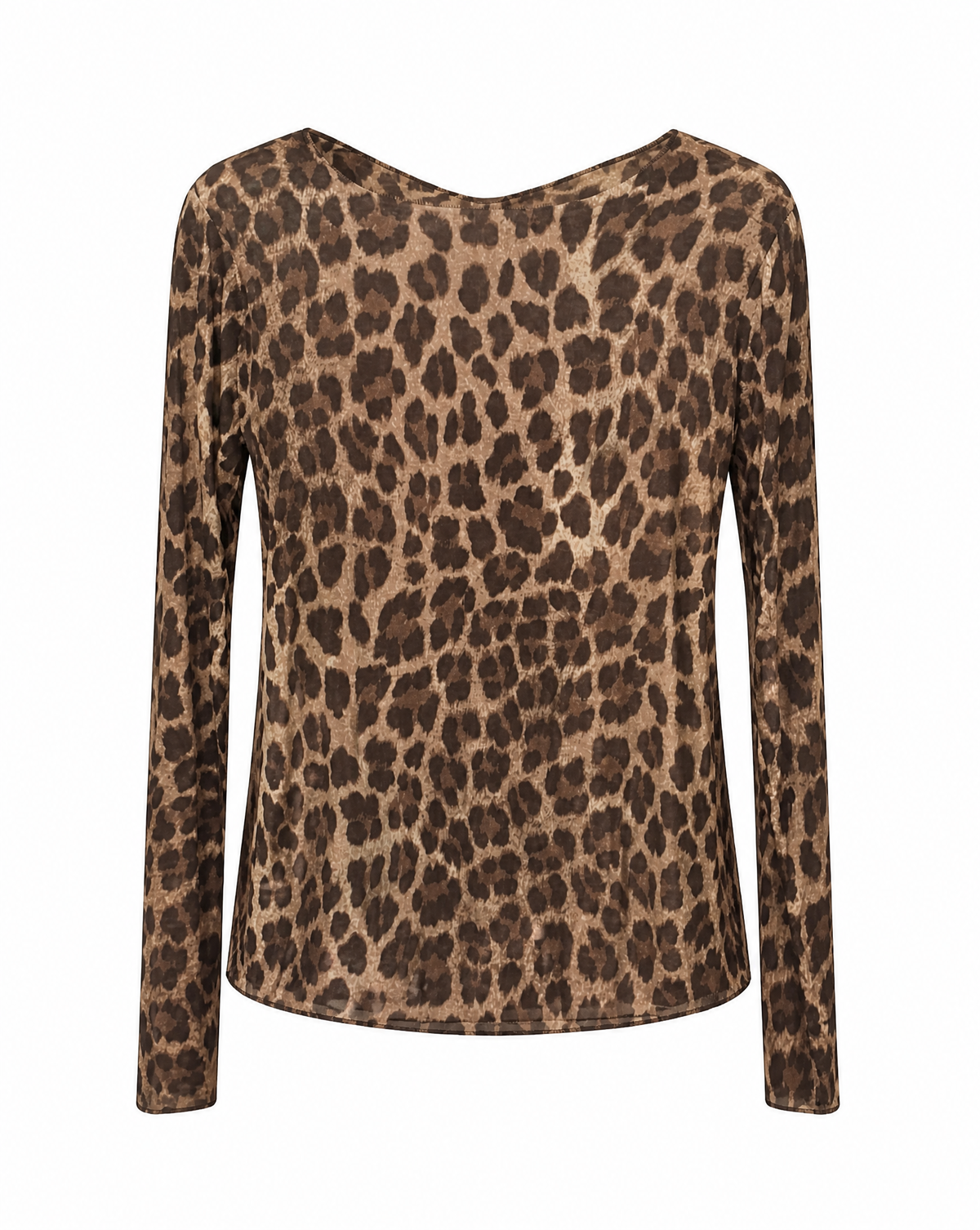 Longsleeve mit Leo-Muster