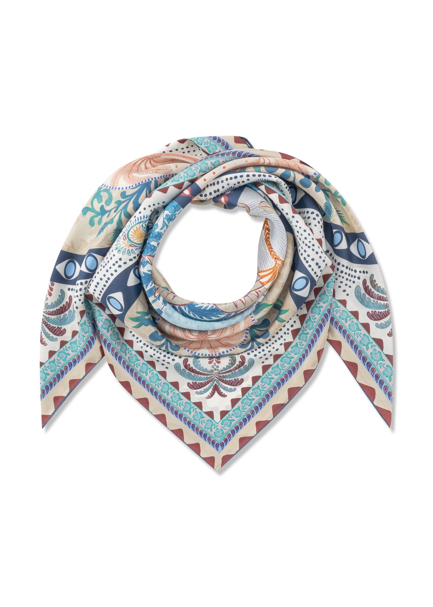 Tuch mit Palmen-Motiven