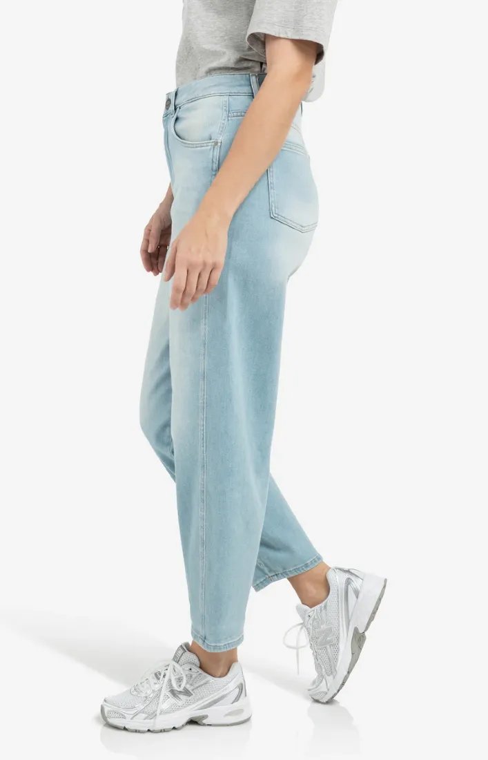 Yaya O-Shape Mid Blue Denim