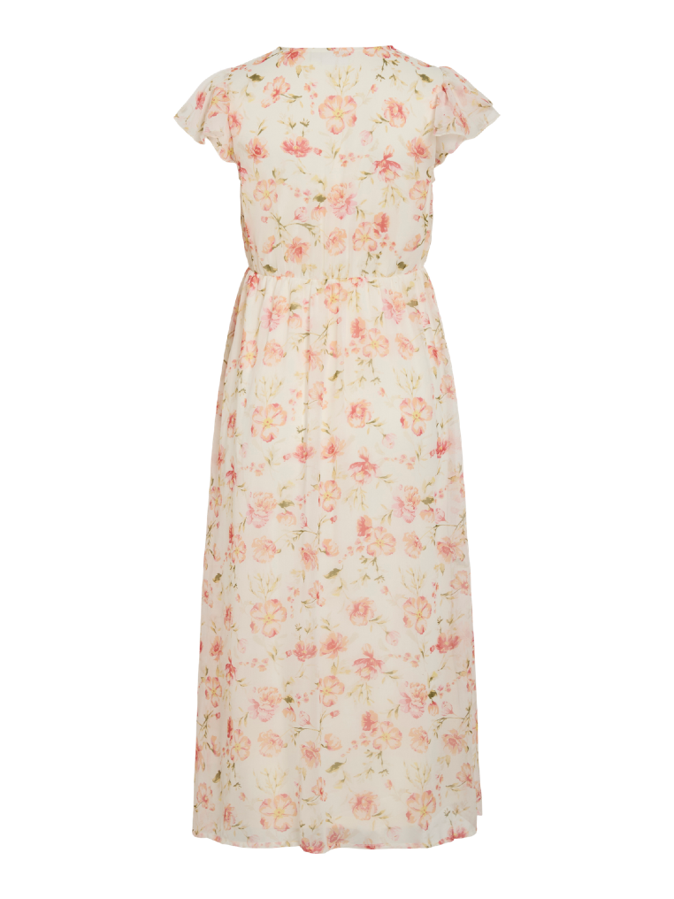 VILA Kleider Cloud Dancer/Flowers