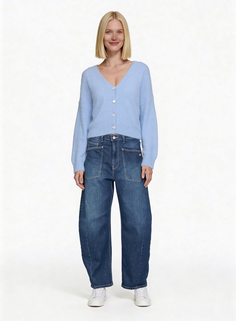 Goose Flash Strickjacken Babyblau