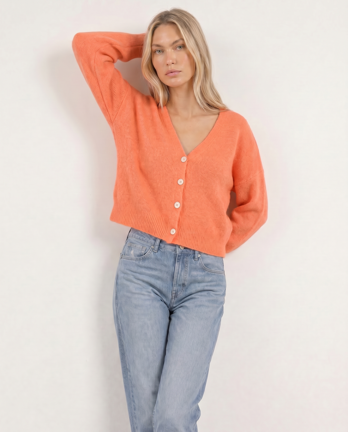 Goose Flash Strickjacken Orange