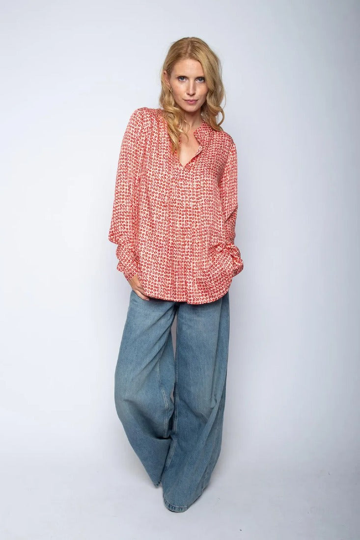 Emily Blusen Sand Red G