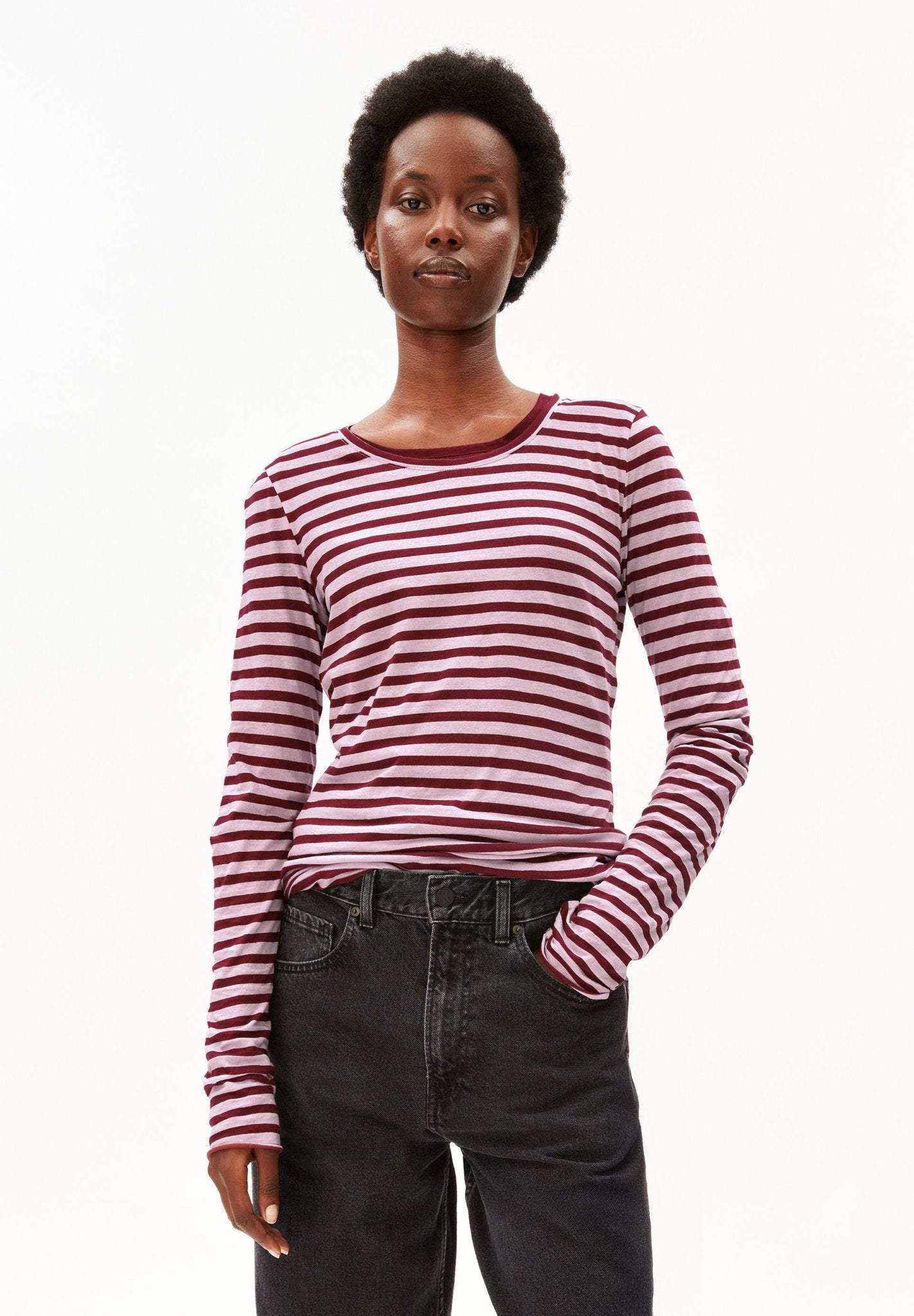 Longsleeve mit Streifen