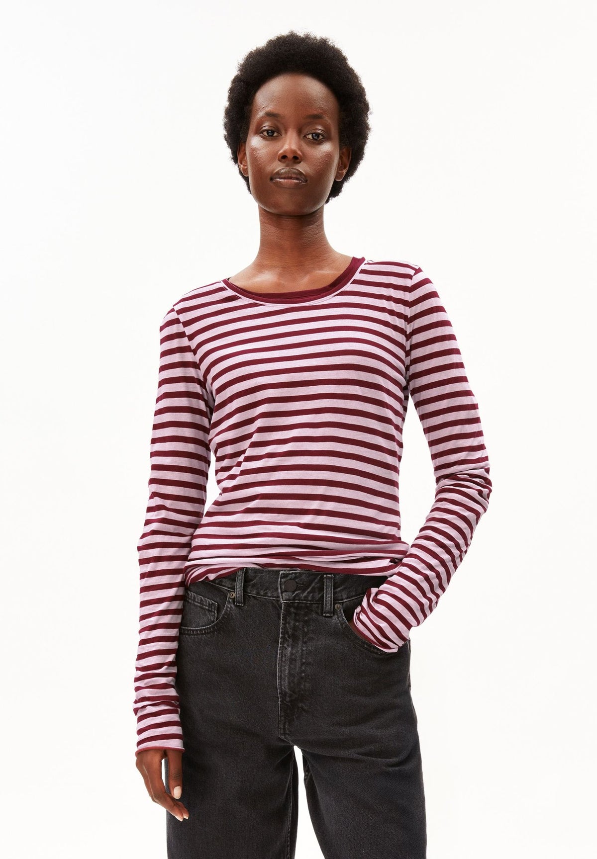 Longsleeve mit Streifen