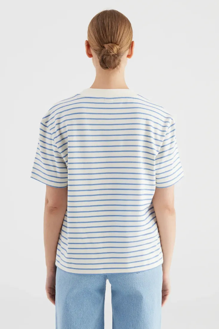 Cup of Joe T-Shirts Striped Blue