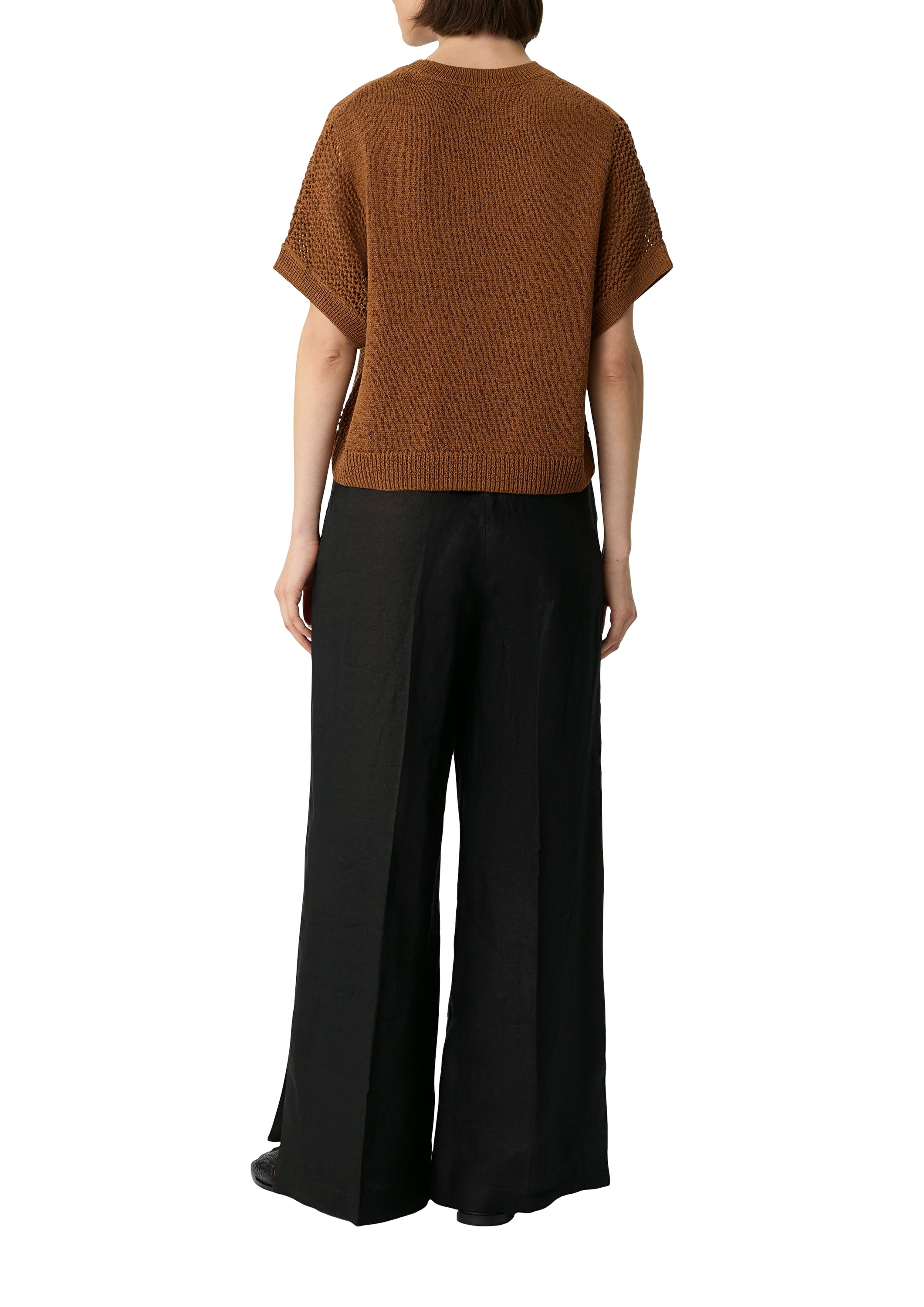 Comma Strickpullover Brown