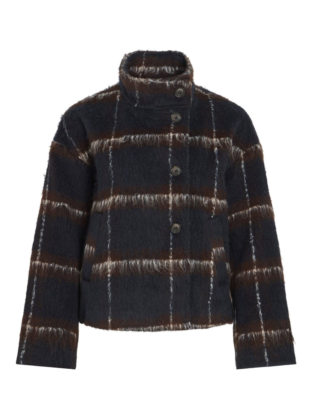 Jacke mit Karo-Muster
