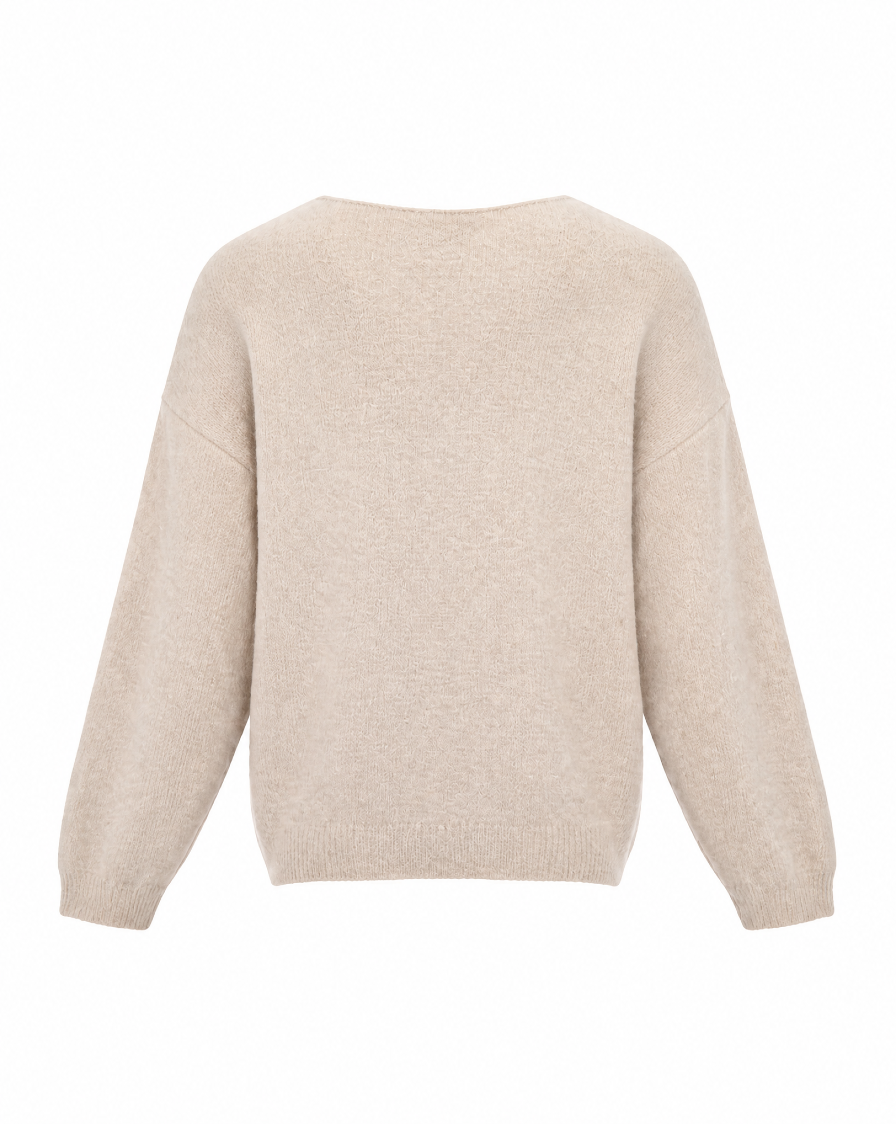 Strickpullover mit V-Ausschnitt