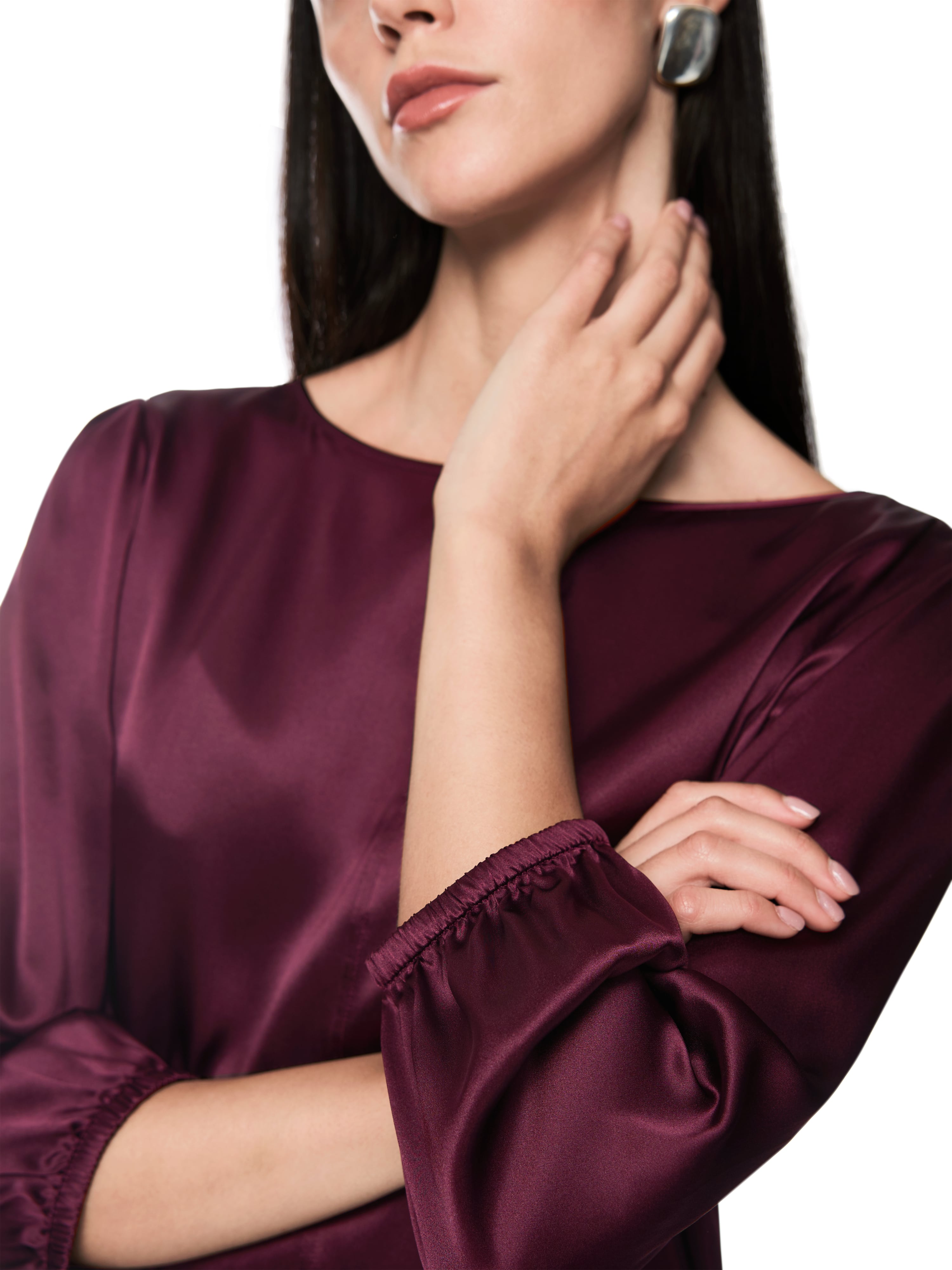 Bluse aus Seide