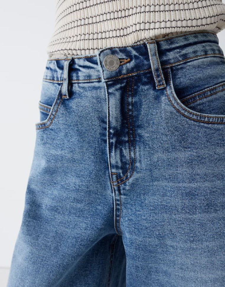 Opus Wide Leg Mid Joy Blue