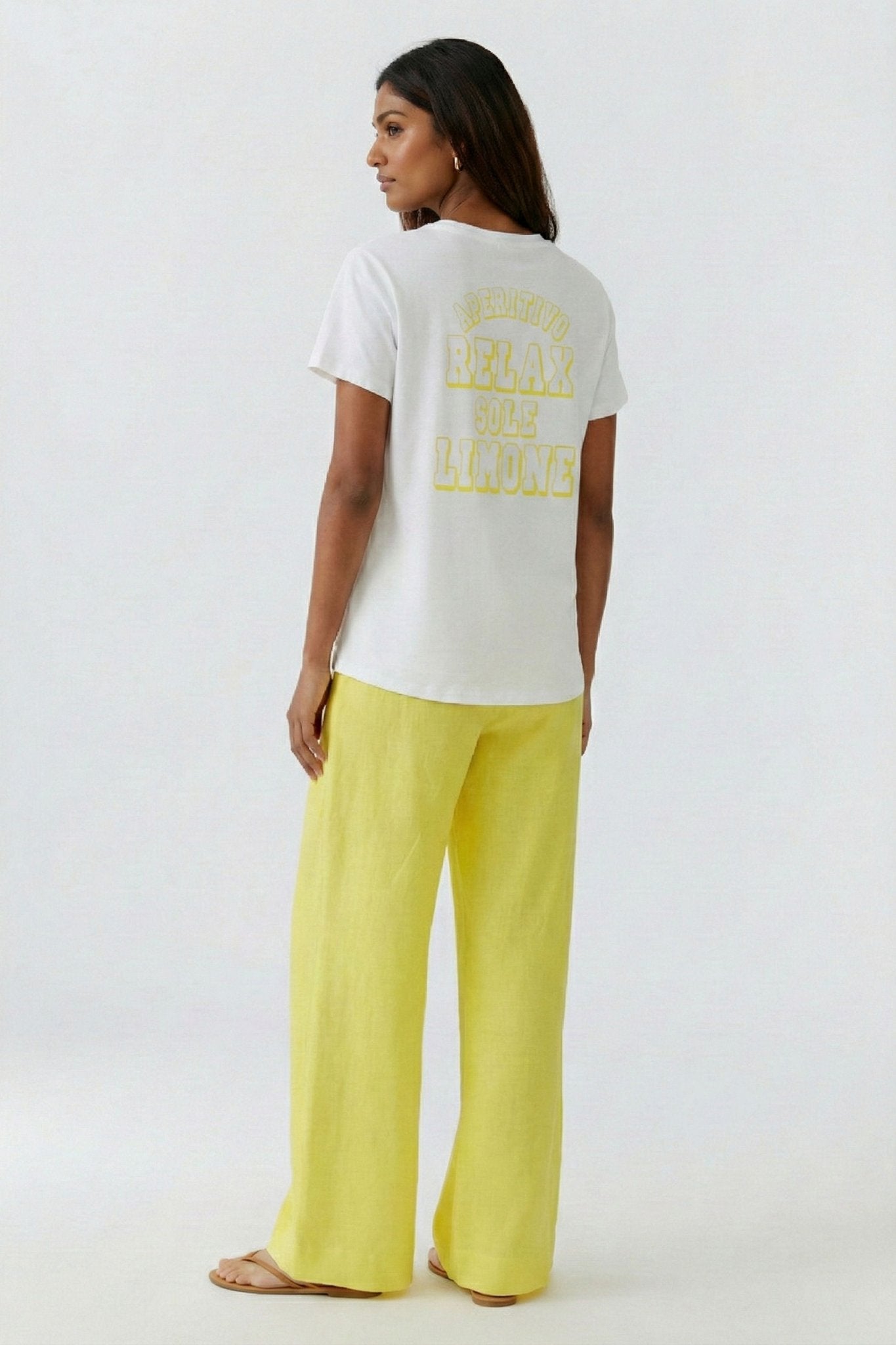 T-Shirt mit Zitronen-Print
