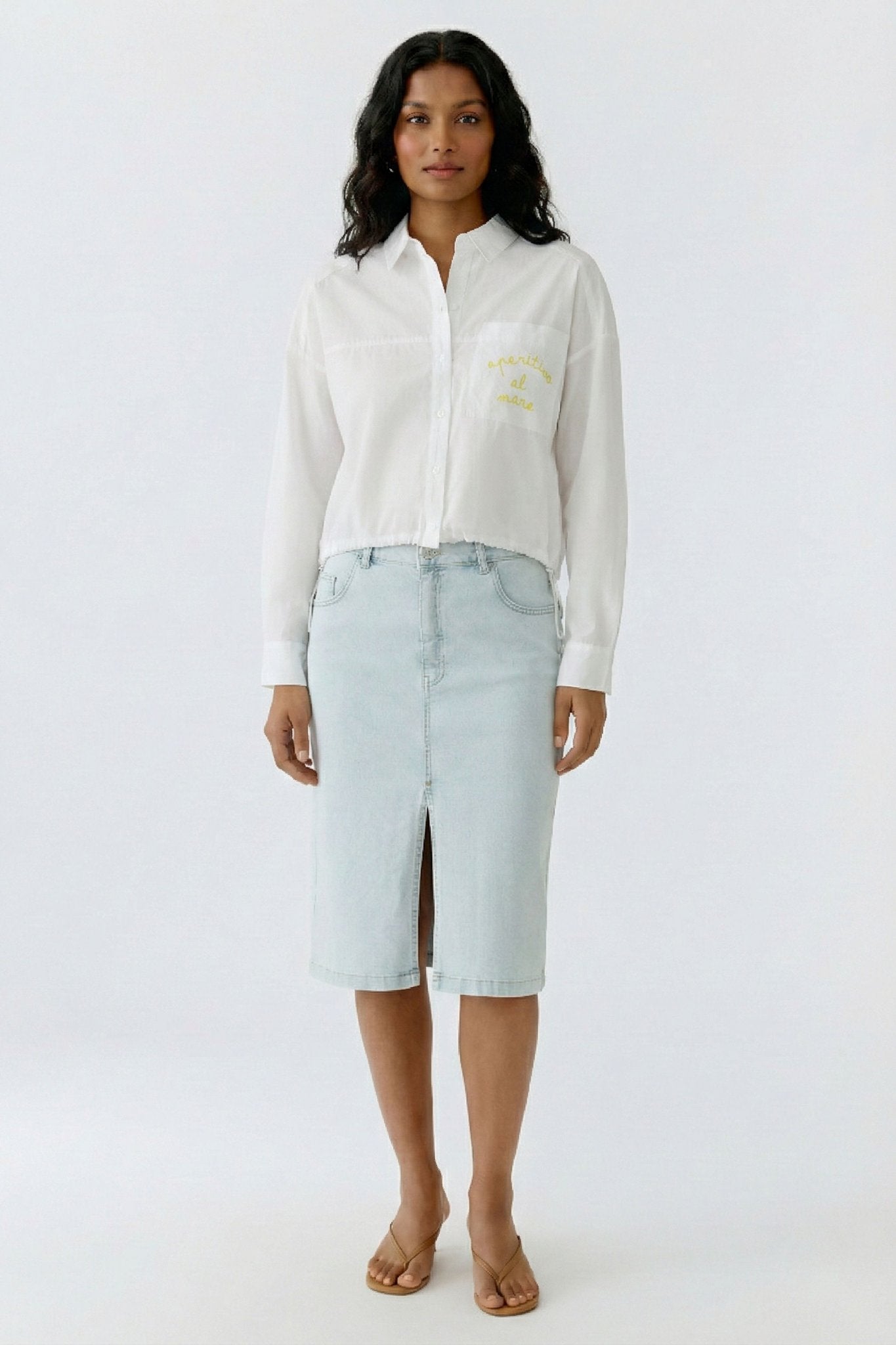 Bluse mit Balloneffekt