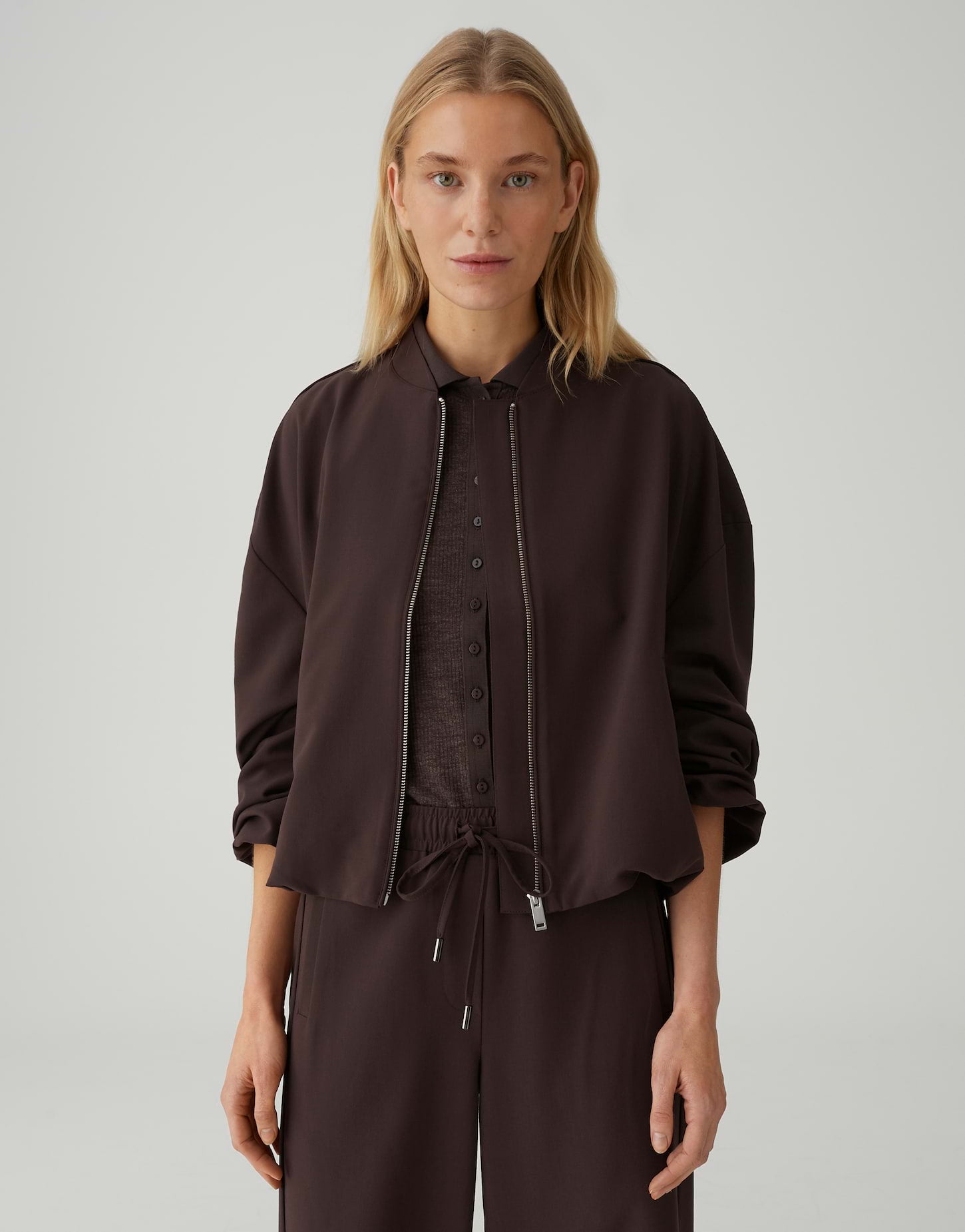 Opus Bomberjacken Coffee Bean