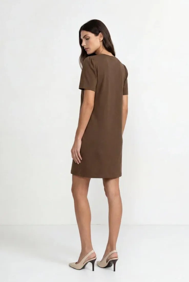 Kleid mit Puffärmeln