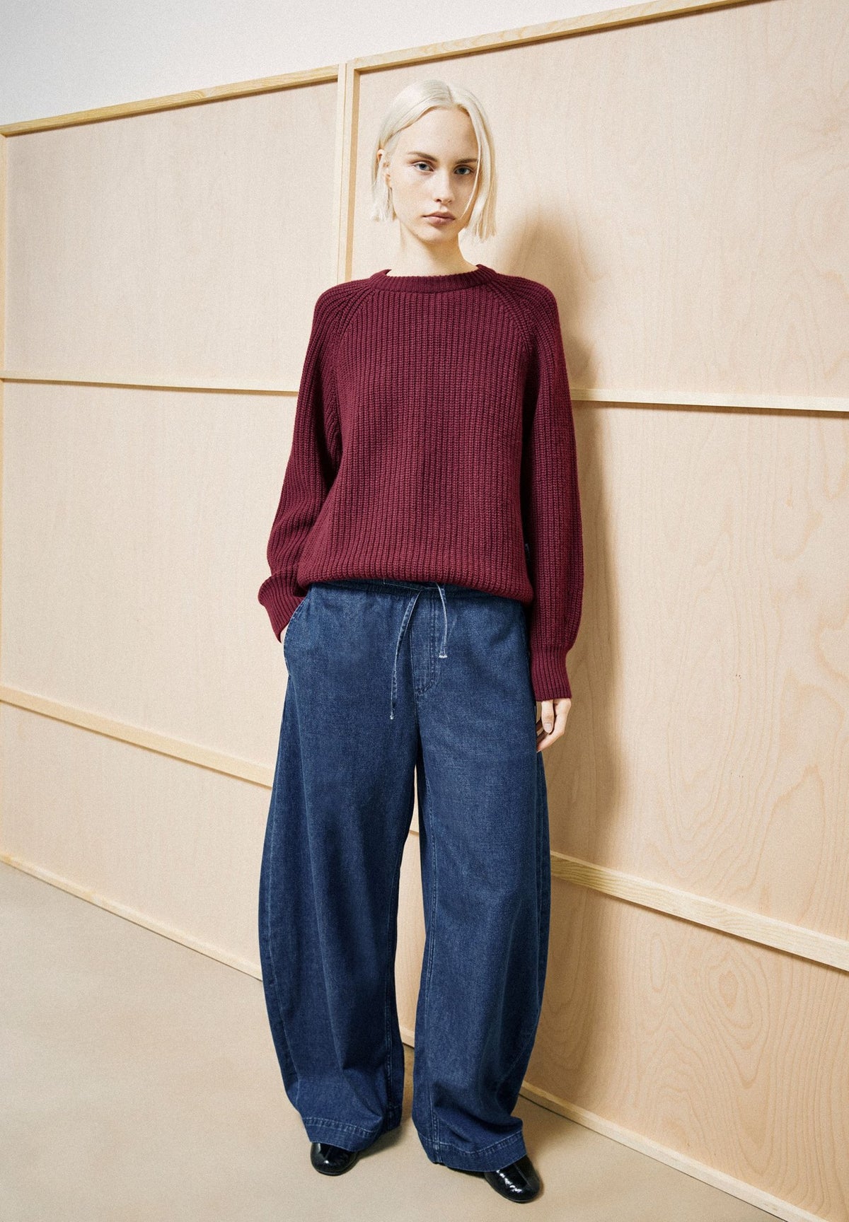 Rippstrick Pullover