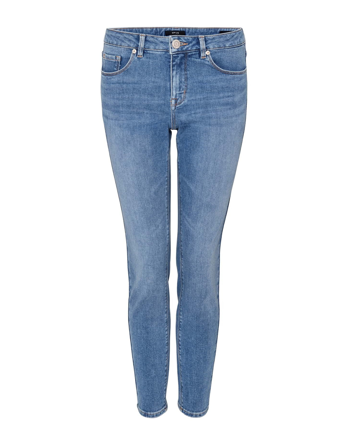 Opus Slim Fit Ocean Blue Washed