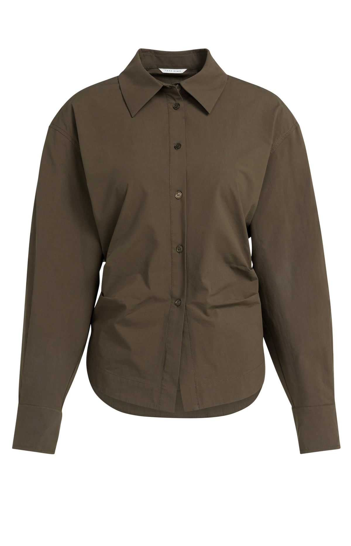Bluse mit Zierfalte