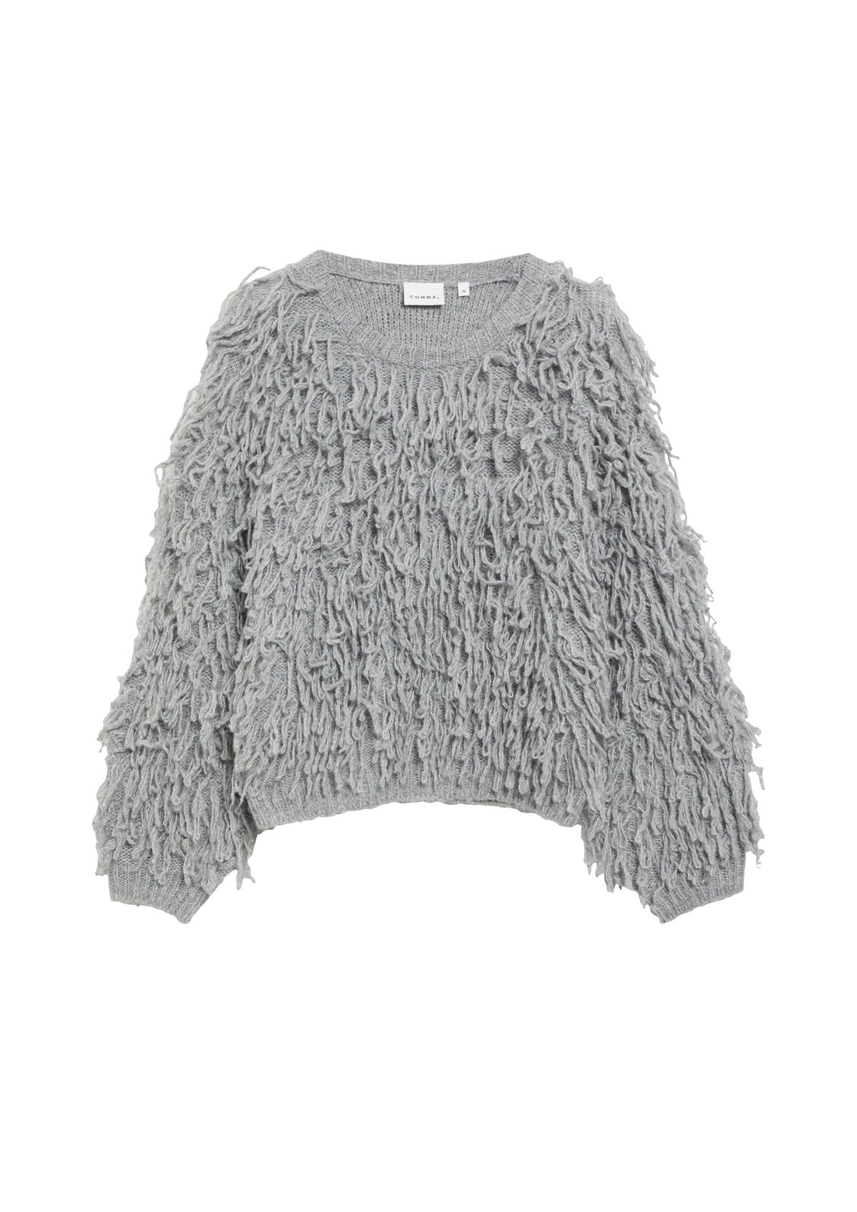 Strickpullover mit Effektgarn