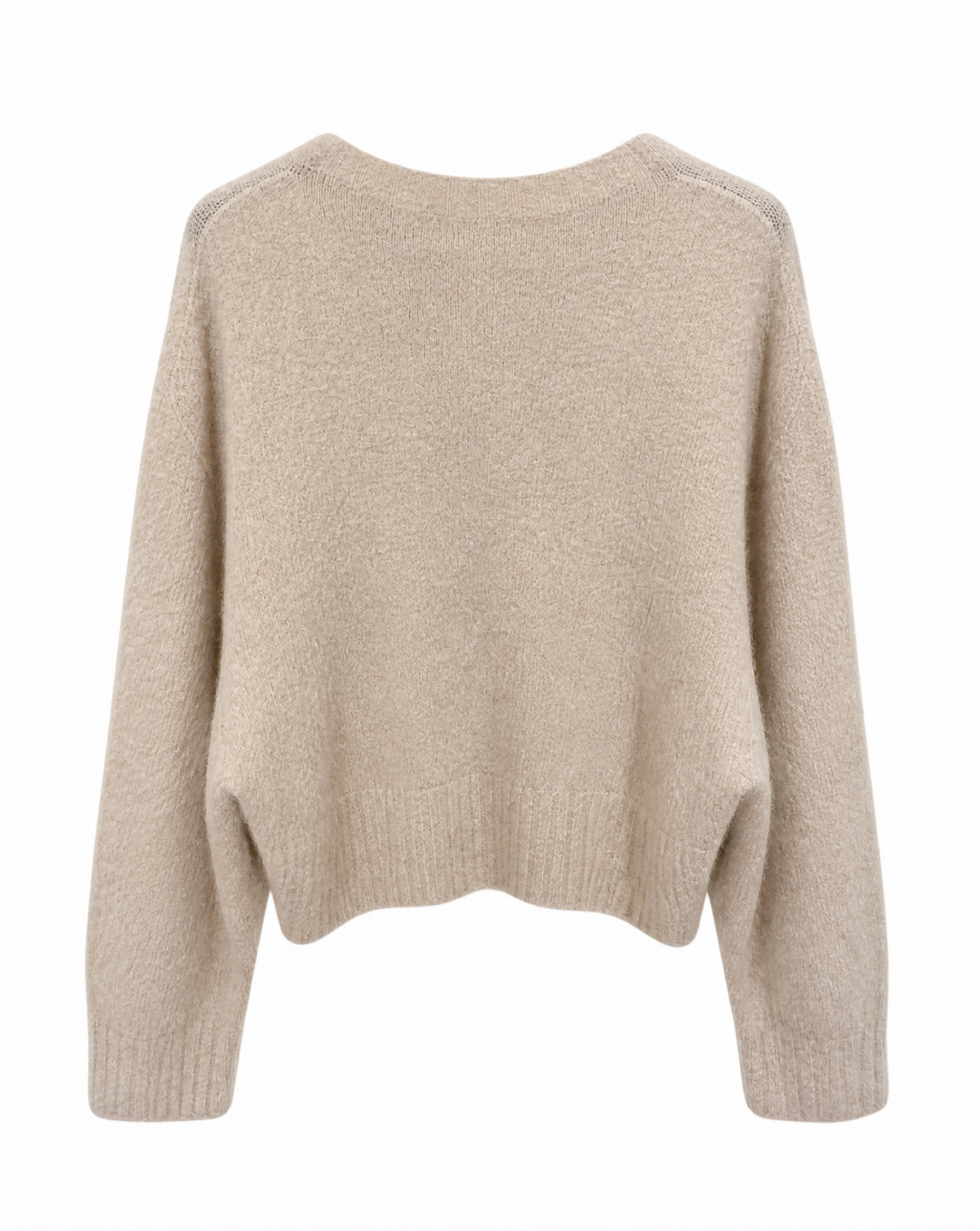 Strickpullover mit Rundhalsausschnitt