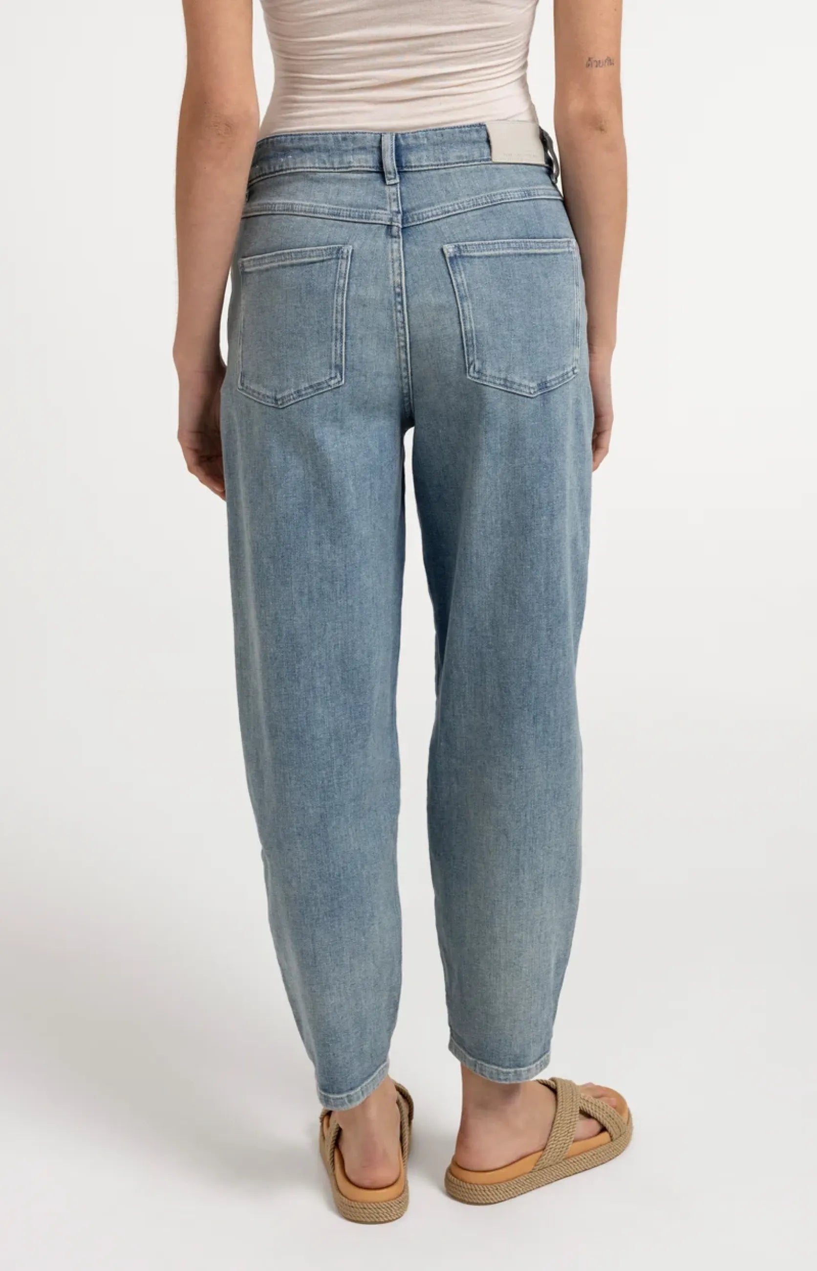 Denimhose mit lockerer Passform