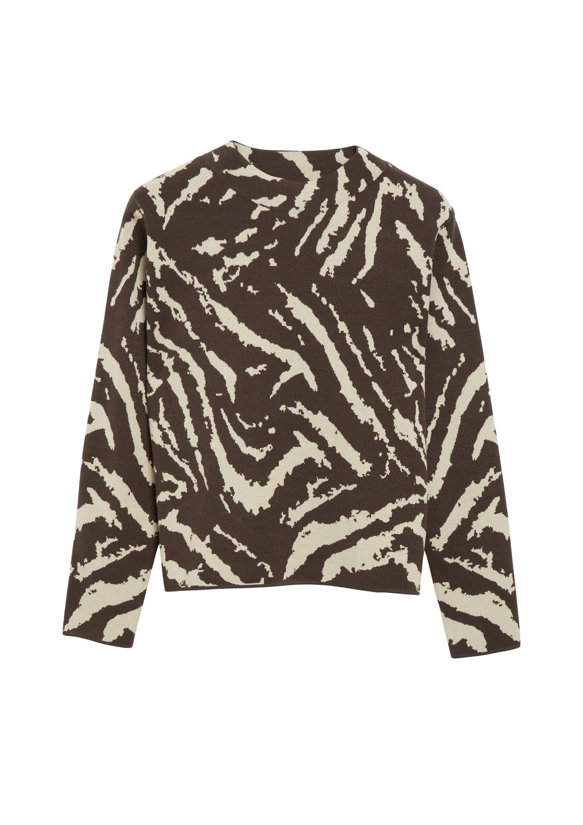 Comma Strickpullover Brown