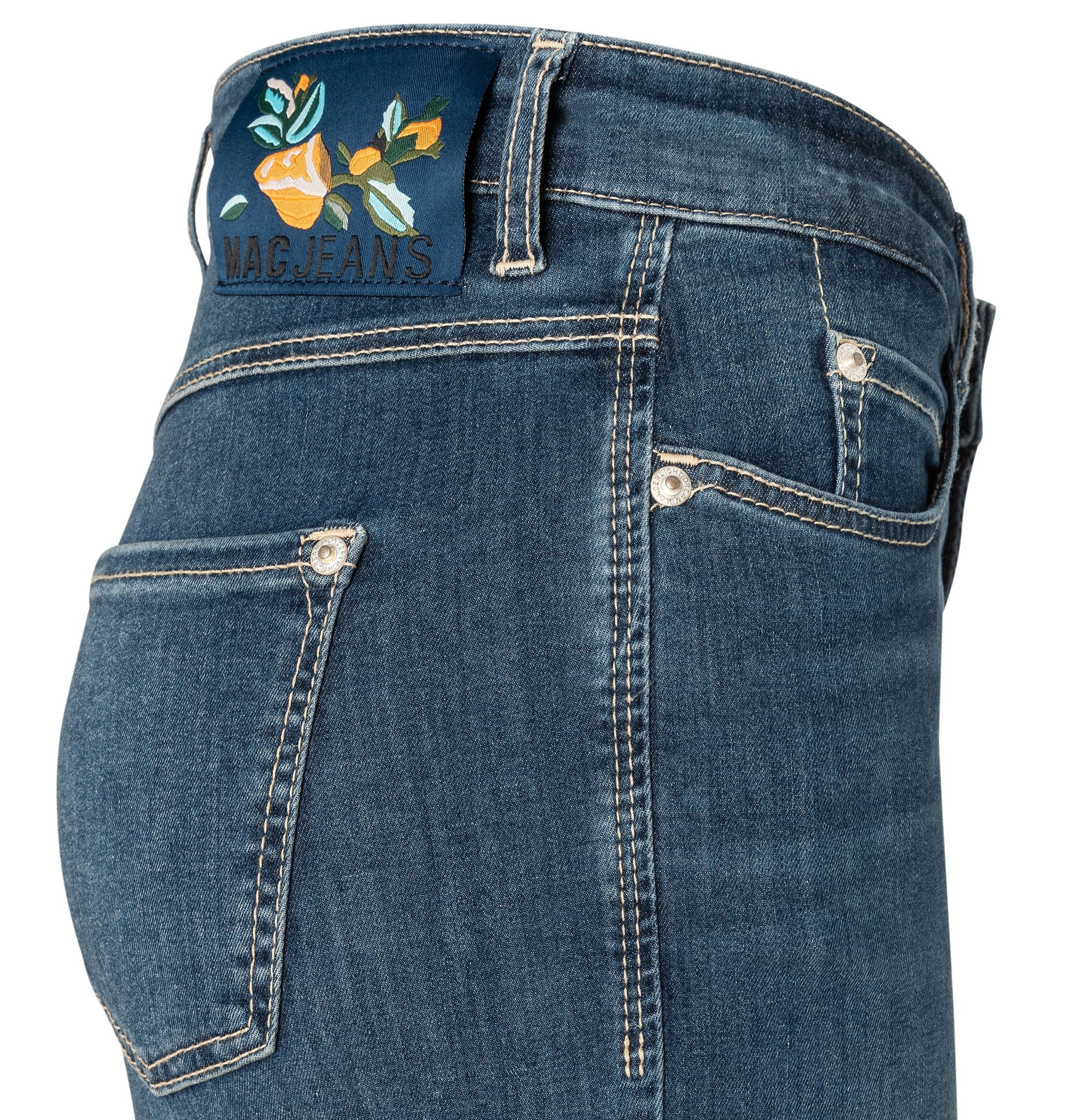 MAC Wide Leg Authentic Dark Blue