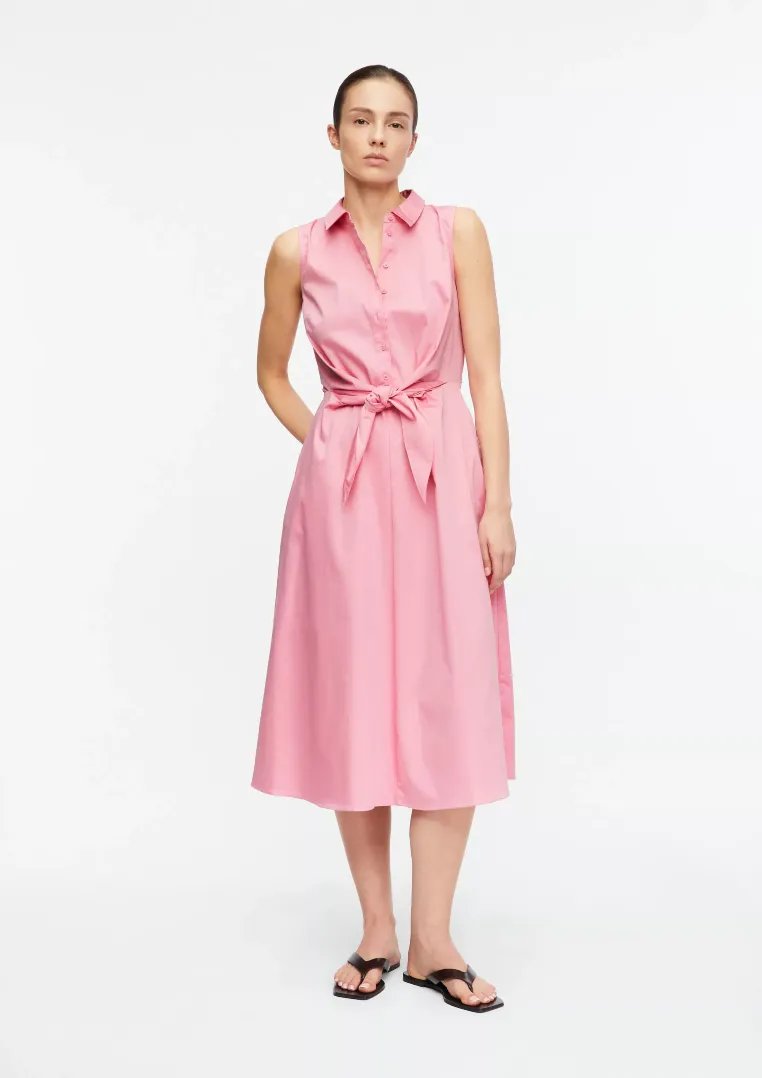 Midikleid mit Knotendetail