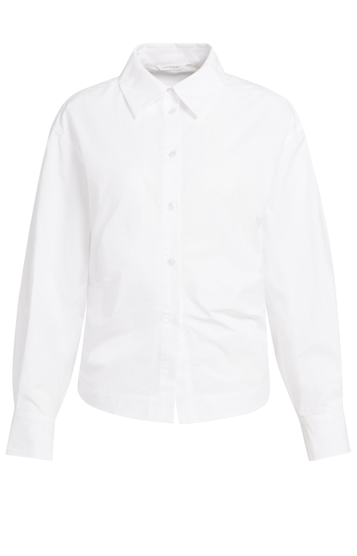 Bluse mit Zierfalte
