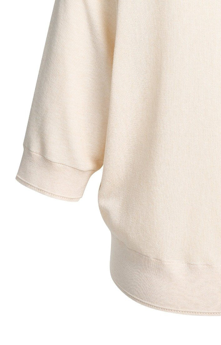 Cardigan mit kurzen Fledermausärmeln und Knopfverschluss