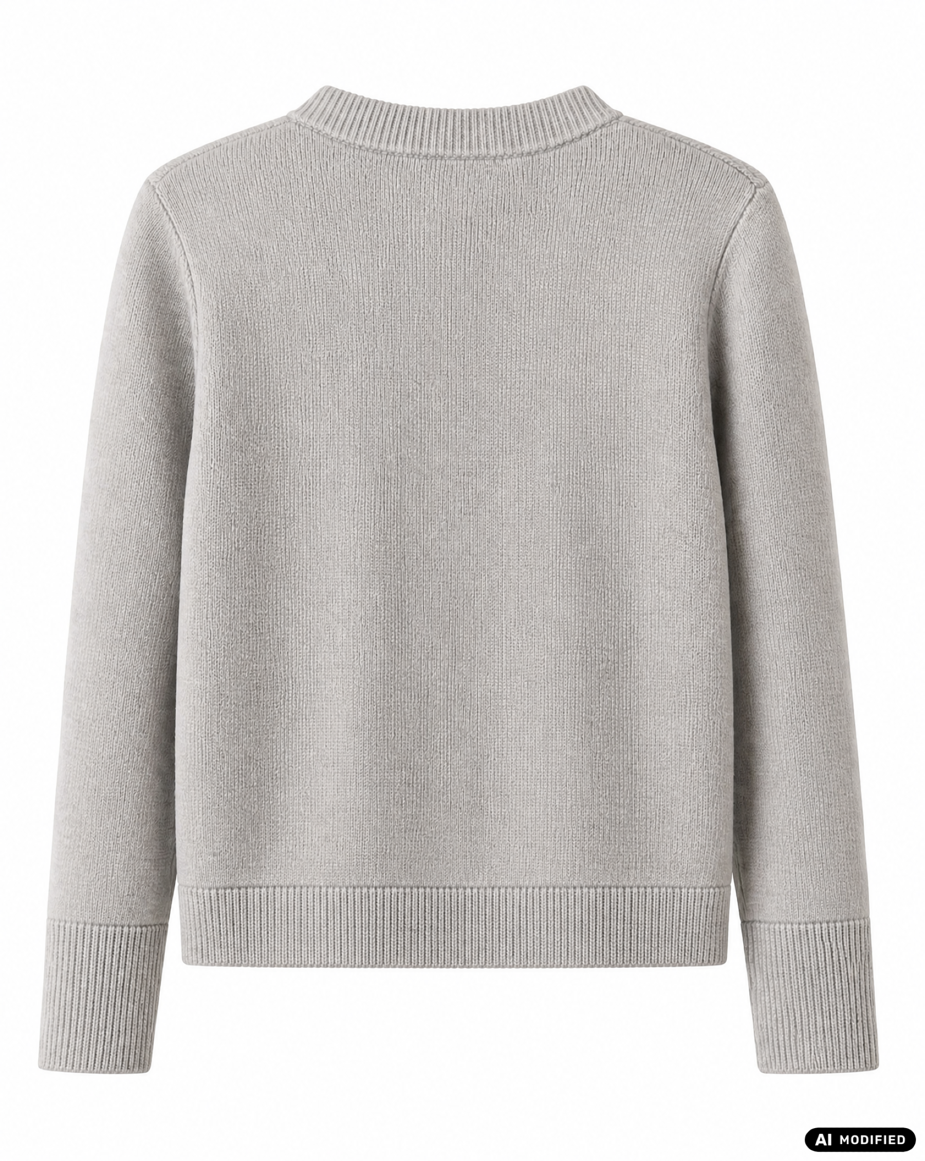Strickjacke mit Rundhalsausschnitt