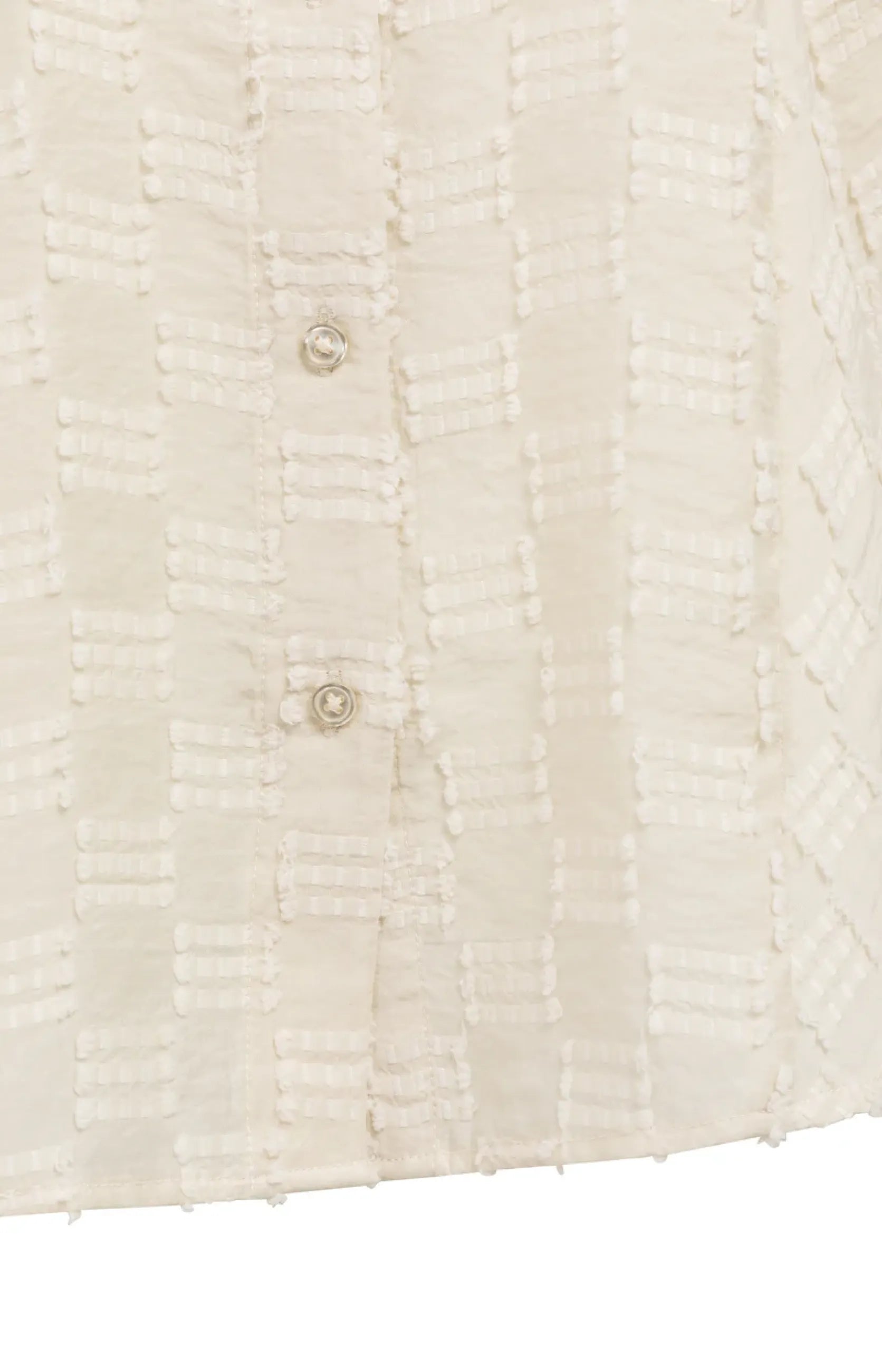 Jacquard-Bluse mit kurzen weiten Ärmeln
