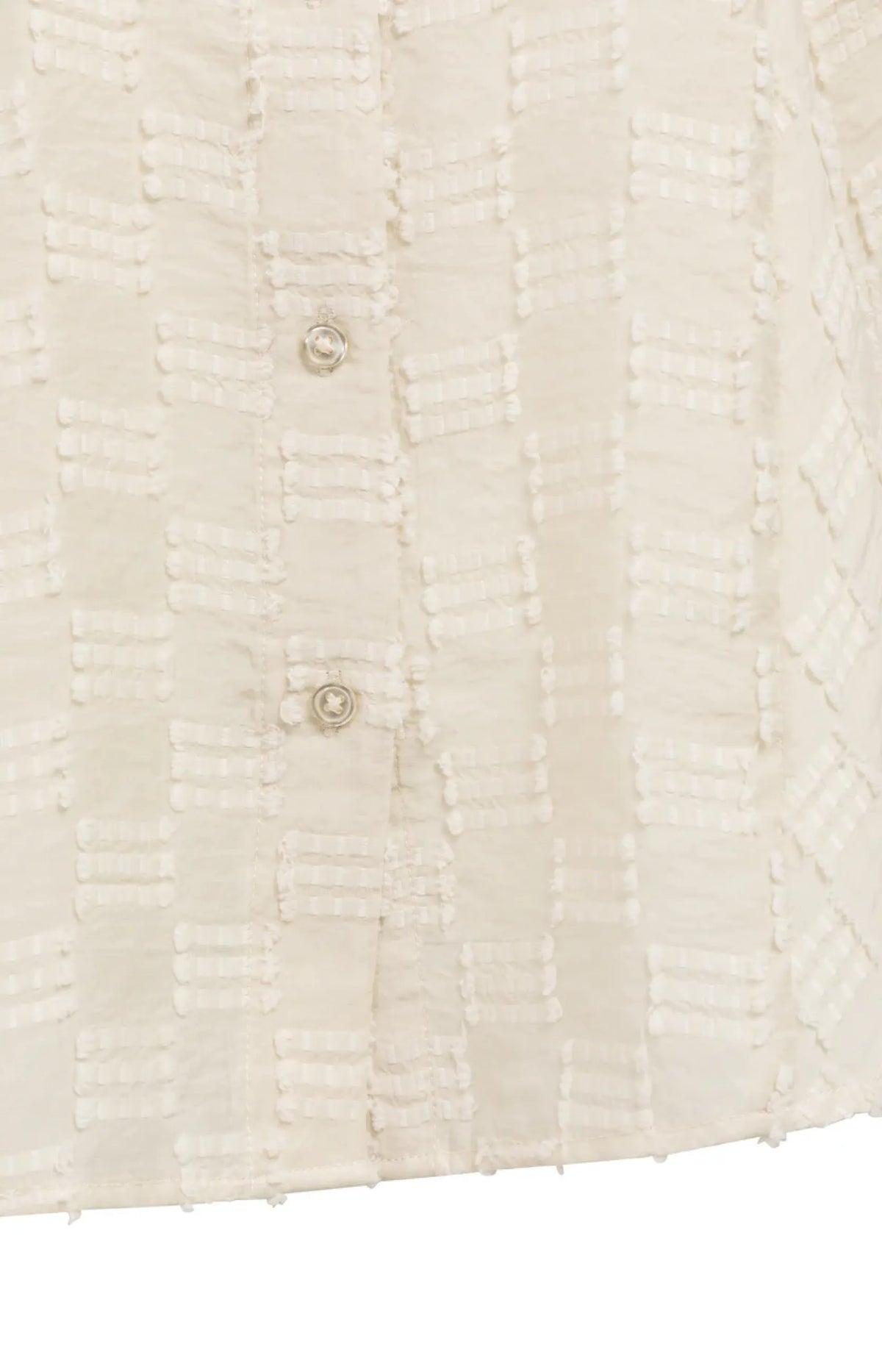 Jacquard-Bluse mit kurzen weiten Ärmeln