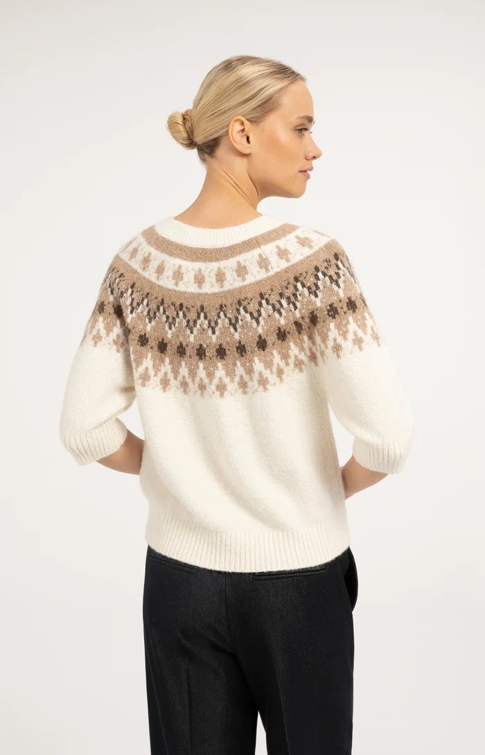 Strickpullover mit nordischem Muster