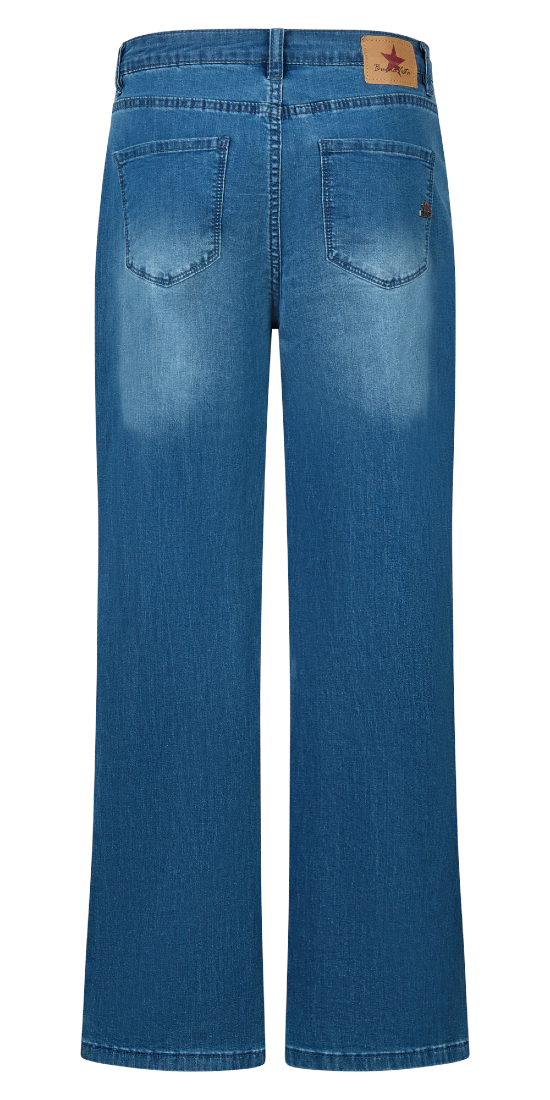 Buena Vista Wide Leg Stormy Denim