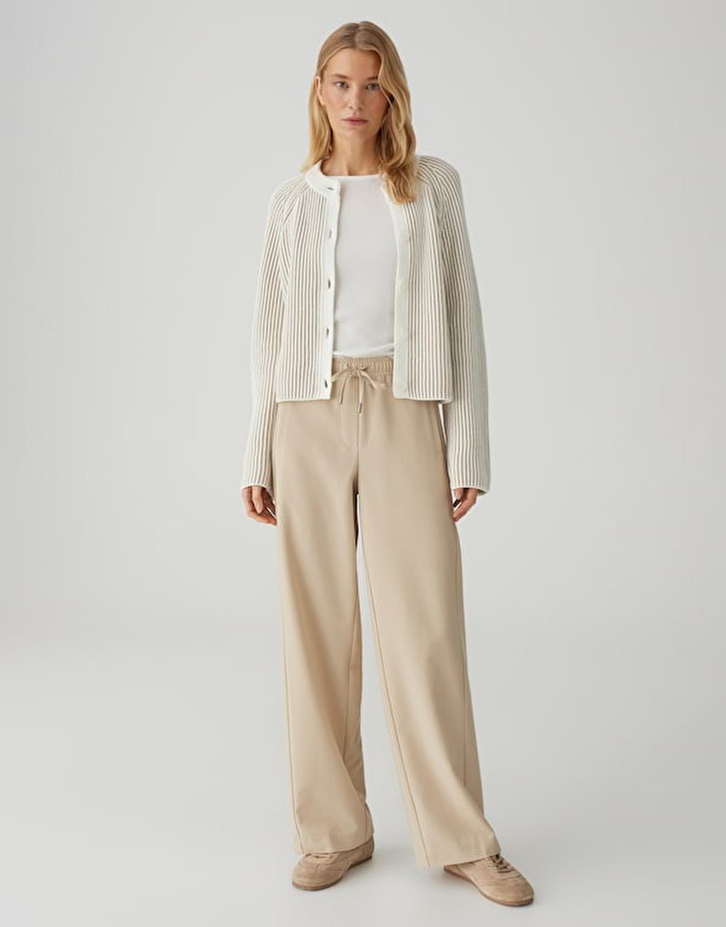 Opus Strickjacken Soft Oat