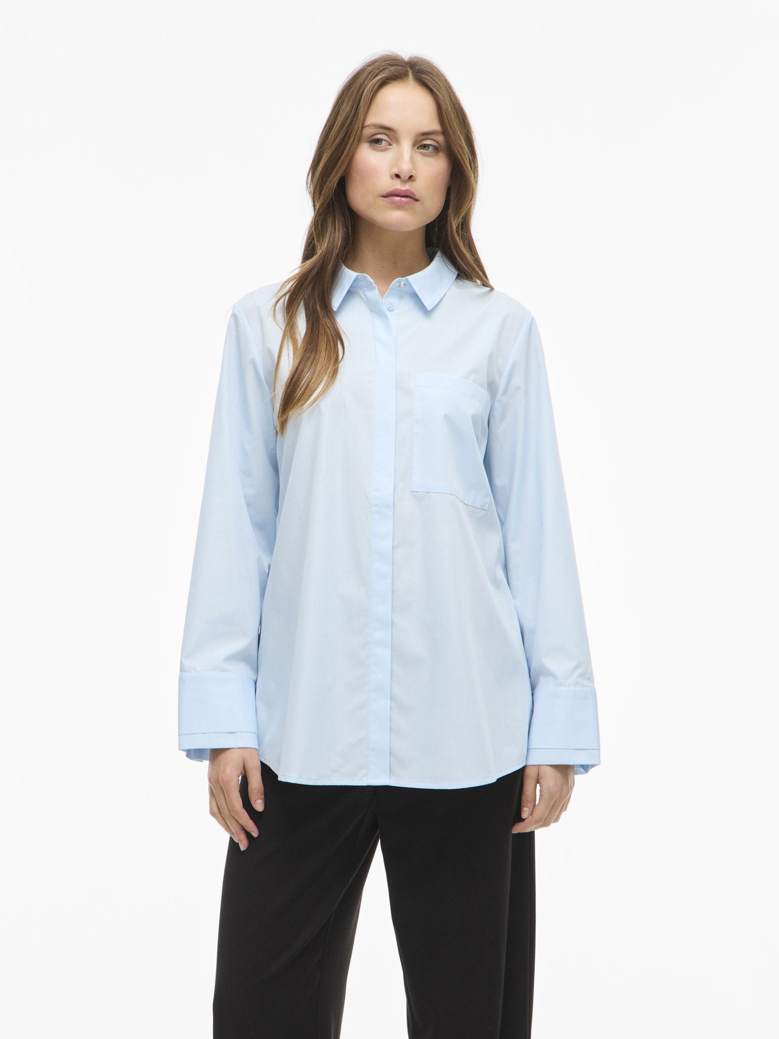 VILA Blusen Nantucket Breeze