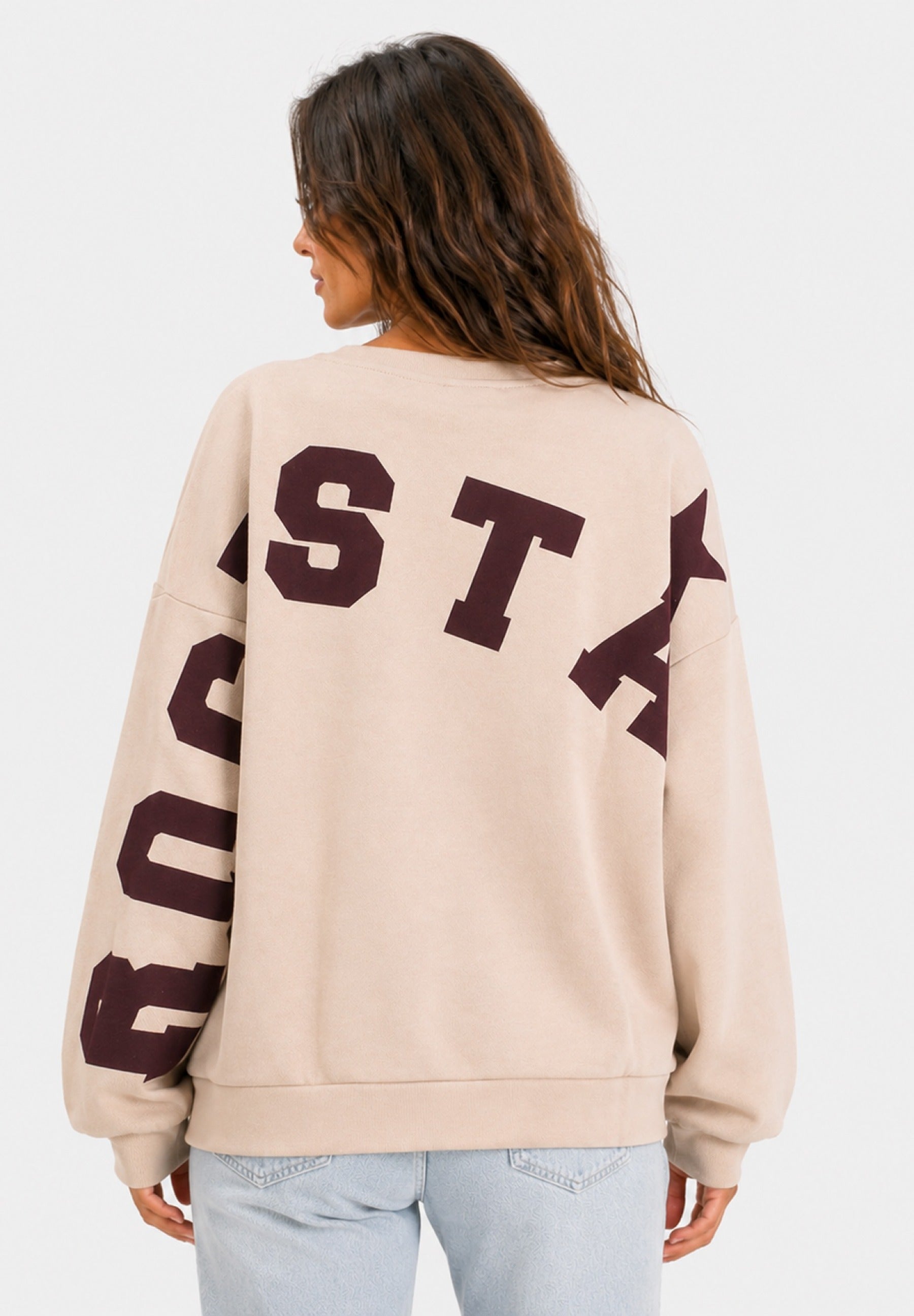 Sweatshirt WSW ROCKSTAR round