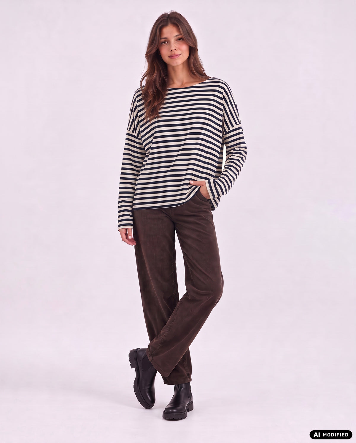 Longsleeve mit Streifen